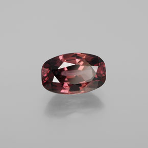 Zircão rosa natural 3,45ct, almofada cortada, VVS
