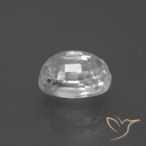 Zircão Branco Natural 3.04ct, oval, VVS