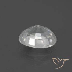Zircão Branco Natural 3.00ct, oval, VS