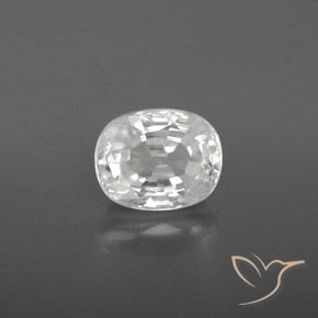 3.05ct Natural Branco Zircão, oval, VVS-VS