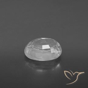 Zircão Branco Natural 3.21ct, oval, VS