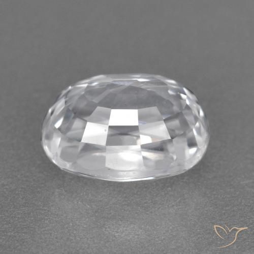 Zircão Branco Natural 3.06ct, oval, VVS