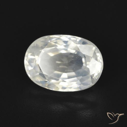Zircão branco quente Natural 3.20ct, oval, VVS