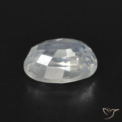 Zircão branco quente Natural 3.20ct, oval, VVS