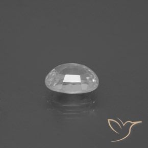 Zircão Branco Natural 3.17ct, oval, VS