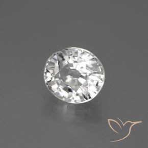Zircão Branco Natural 2.84ct, oval, VVS