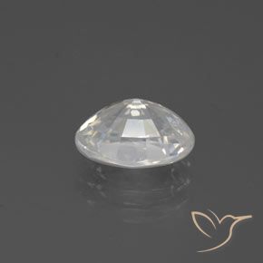 Zircão branco quente Natural 3.09ct, oval, VS