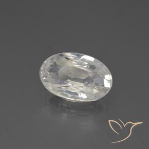 Zircão branco quente Natural 2.88ct, oval, VVS