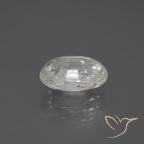 Zircão branco quente Natural 2.88ct, oval, VVS