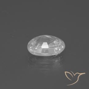 Zircão Branco Natural 2.38ct, oval, VVS