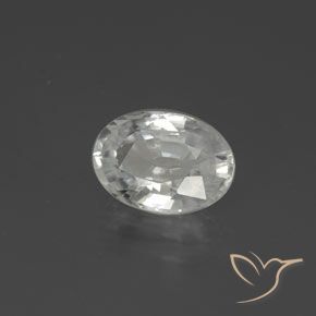 Zircão branco quente Natural 2.53ct, oval, VVS