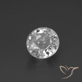 Zircão Branco Natural 2.84ct, oval, VVS