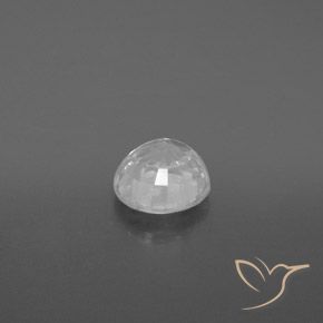 Zircão Branco Natural 2.31ct, Redondo, VVS-VS