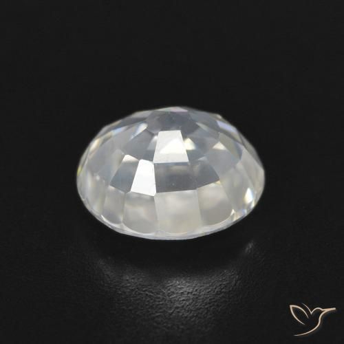Zircão branco quente Natural 2.05ct, Redondo, VVS