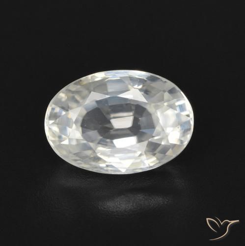 Zircão branco quente Natural 2.72ct, oval, VVS