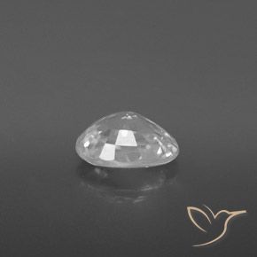 Zircão Branco Natural 2.74ct, oval, VVS