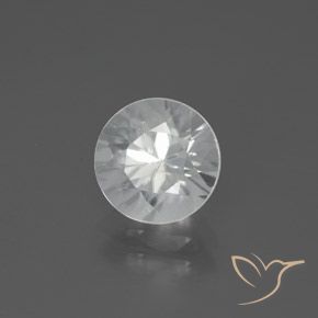 Zircão Branco Natural 2.42ct, Redondo, VVS-VS