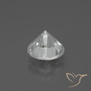 Zircão Branco Natural 2.42ct, Redondo, VVS-VS
