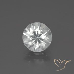 1.78ct Natural Branco Zircão, Redondo, VS