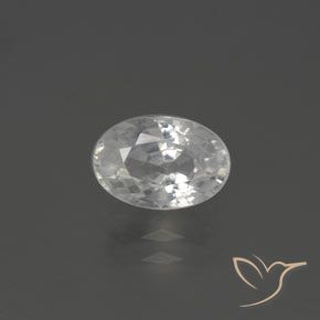 Zircão branco quente Natural 2.22ct, oval, VVS