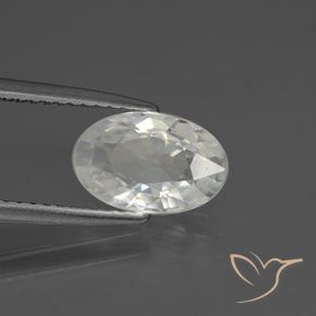 Zircão branco quente Natural 2.36ct, oval, VVS