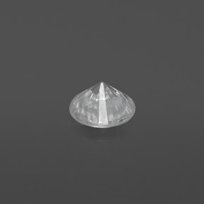 Zircão branco natural 0,77ct, corte redondo, VS