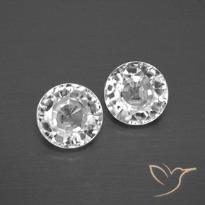 3.36ctw Natural Branco claro Zircão, Redondo, VVS
