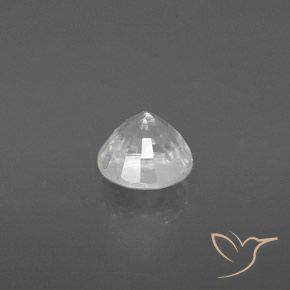 Zircão branco quente Natural 2.65ct, Redondo, VS