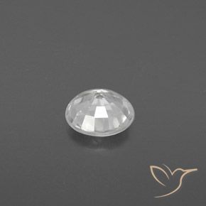Zircão Branco Natural 1.79ct, Redondo, VVS