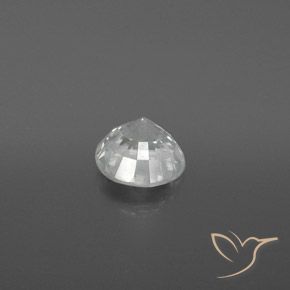 Zircão branco quente Natural 1.65ct, Redondo, VVS