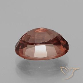 Zircão Vermelho escuro Natural 3.05ct, oval, VS