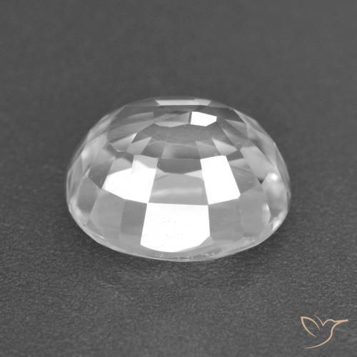 Zircão Branco Natural 3.01ct, oval, VVS