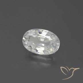 Zircão branco quente Natural 2.64ct, oval, VVS