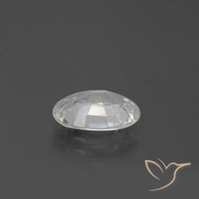 Zircão branco quente Natural 2.64ct, oval, VVS