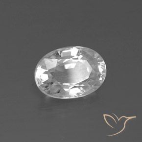 Zircão Branco Natural 2.25ct, oval, VVS