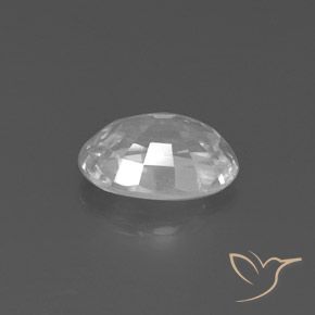 Zircão Branco Natural 2.25ct, oval, VVS