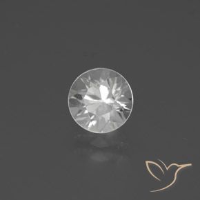 Zircão Branco Natural 1.95ct, Redondo, VVS-VS