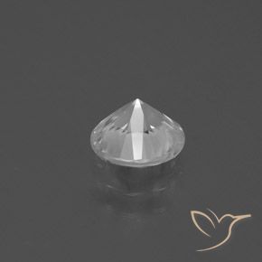 Zircão Branco Natural 1.68ct, Redondo, VVS-VS