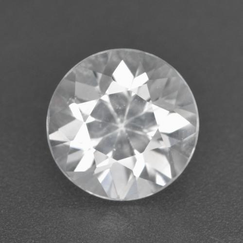 Zircão branco natural 2,58ct, corte redondo, VS