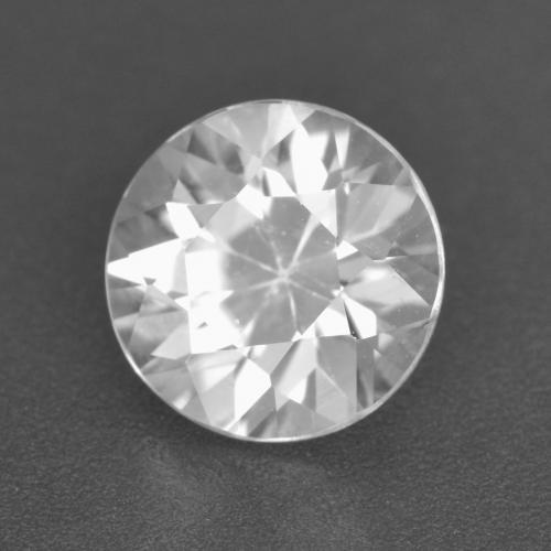 Zircão branco natural 2,58ct, corte redondo, VS