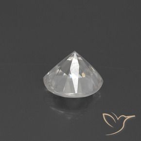 Zircão Branco Natural 2.42ct, Redondo, VS