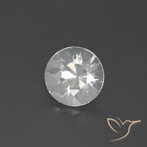 Zircão Branco Natural 2.10ct, Redondo, VVS-VS