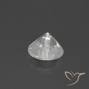 Zircão Branco Natural 2.10ct, Redondo, VVS-VS