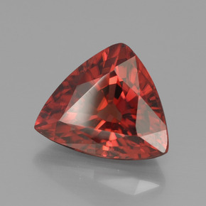 Zircão rosa natural 5,50ct, trillion, VVS