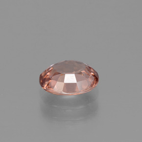 Zircão Pêssego Natural 1.73ct, Corte Oval, VVS-VS