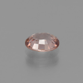 Zircão laranja natural 1,47ct, corte oval, VS