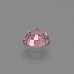 Zircão rosa natural 1,22ct, corte redondo, VVS-VS
