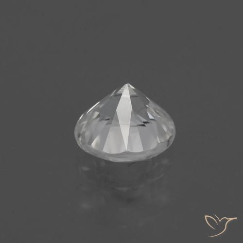 Zircão branco quente Natural 1.82ct, Redondo, VVS-VS