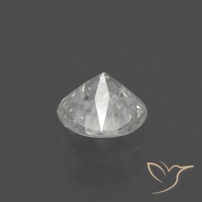 Zircão branco quente Natural 1.91ct, Redondo, VS