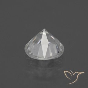 Zircão branco quente Natural 2.22ct, Redondo, VS